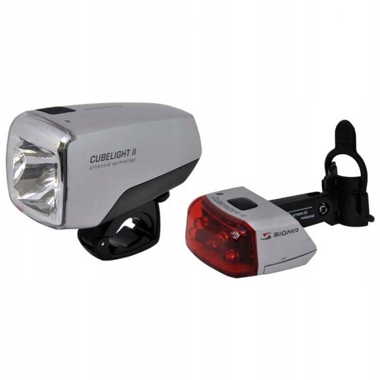 Sigma CUBELIGHT 2+ CUBERIDER 2 Fietslampenset