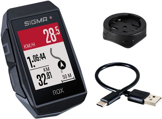 Sigma - ROX 11.1 EVO - GPS Fietscomputer met Standaard Stuurhouder - Zwart van Sigma