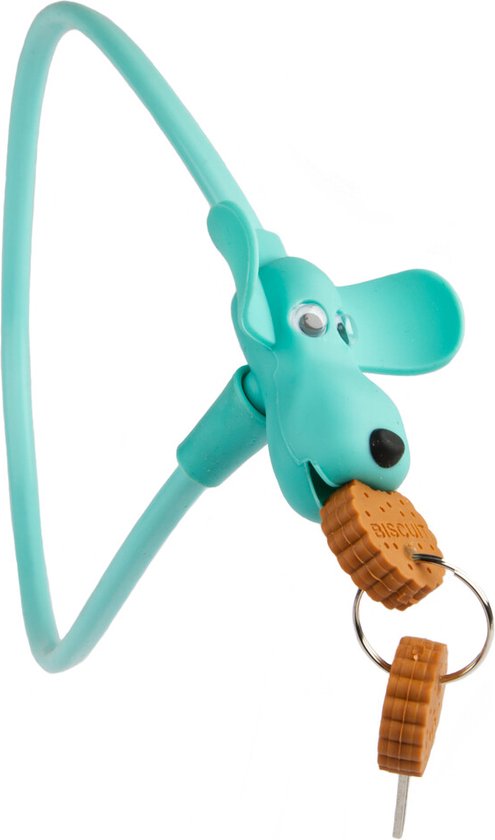 Siliconen fietsslot PexKids Flappie de waakhond 10 x 58 cm - Groen van PexKids
