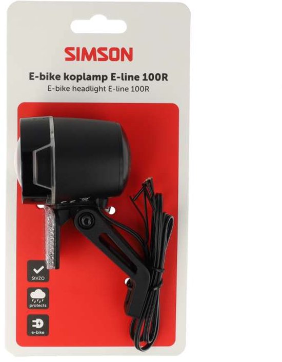 Simson koplamp Aurora E-line 100R - E-Bike (ebike)