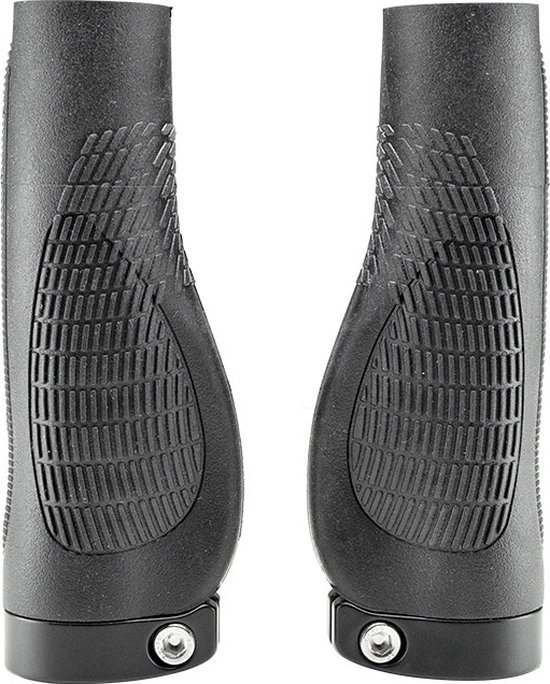 Simson Lange fietshandvatten - Easy Grip - Comfortabel - Veilig - 130 mm - Zwart van Simson
