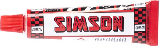 Simson Solutie Lijm Klein 10 Ml van Simson