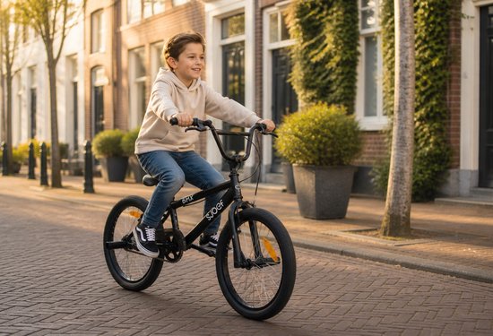 SJOEF BMX 20 inch - Mat Zwart