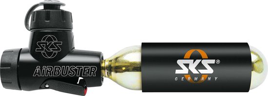 SKS Airbuster fietspomp met luchtpatroon incl. 1 patroon van SKS