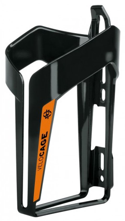 SKS Lichtgewicht bidonhouder - sportief design - glanzend zwart - stabiele grip - 40 gram