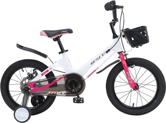 SKYS - kinderfiets van 3 t/m 4 jaar - 14 inch - roze