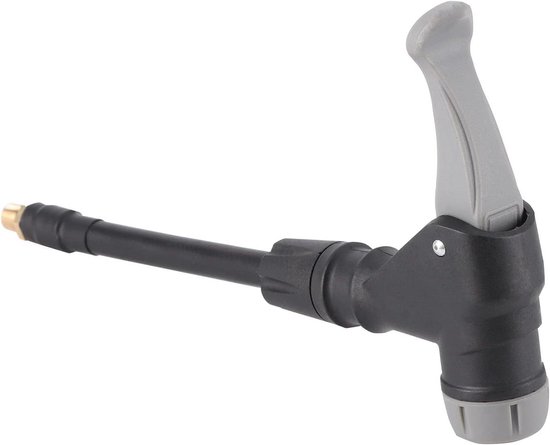 Slangadapter Bandpomp - Ventieladapter Rubber - Banden Oppompen - 2-in-1 Klep Compatibel - Universeel - Zwart