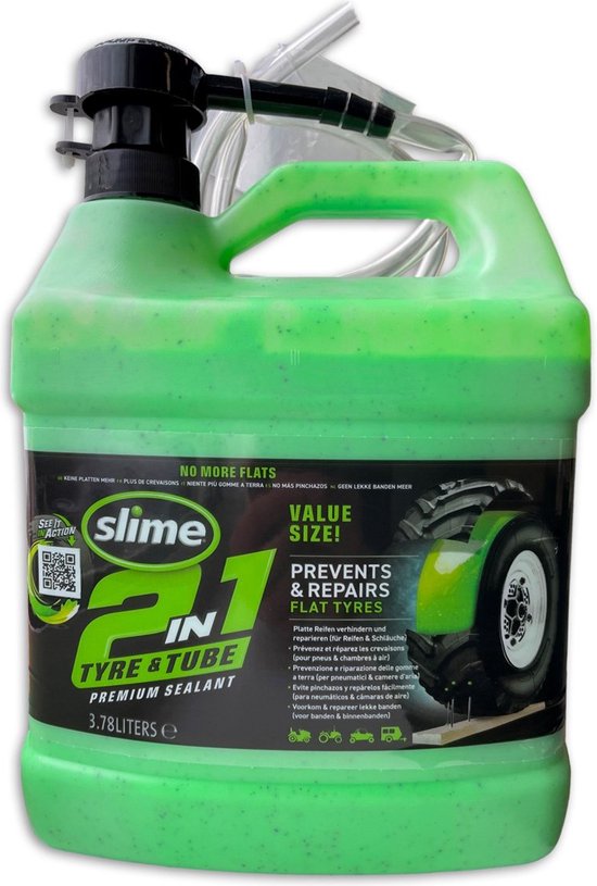 Slime 2-in-1 banden & binnenbanden afdichtmiddel van Merkloos