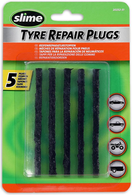 Slime tyre repair reparatiekoorden van Slime