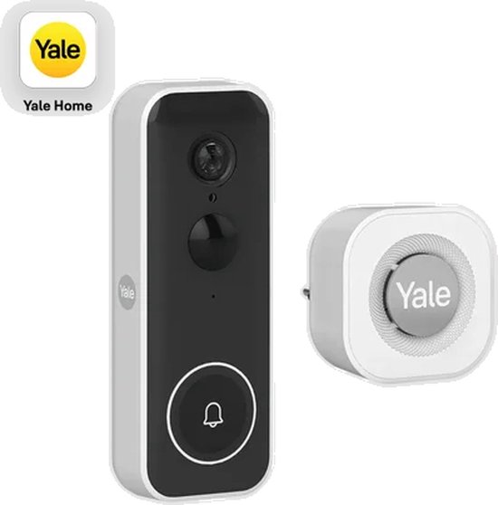 Slimme Video deurbel met Camera inclusief Gong - Yale van Yale
