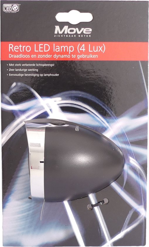 Smart Koplamp Move Bl112 Led Batterijen Zwart