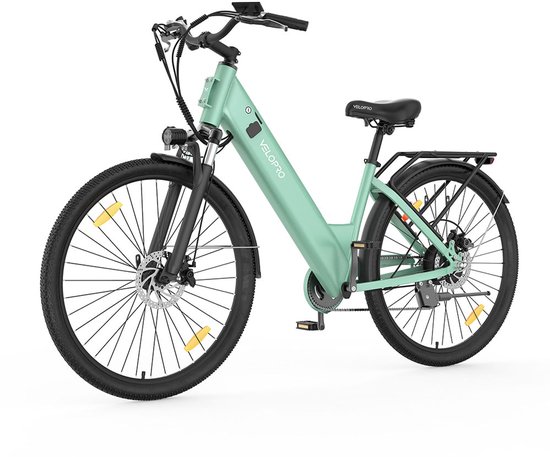 SmartAI C1 28 inch Elektrische Fiets - 250W Motor - 36V 13Ah Accu - Bereik tot 80km - Shimano 7-Snelheden - Max 25km/u - - Verende Voorvork -Elektrische stadsfietsen -Groente