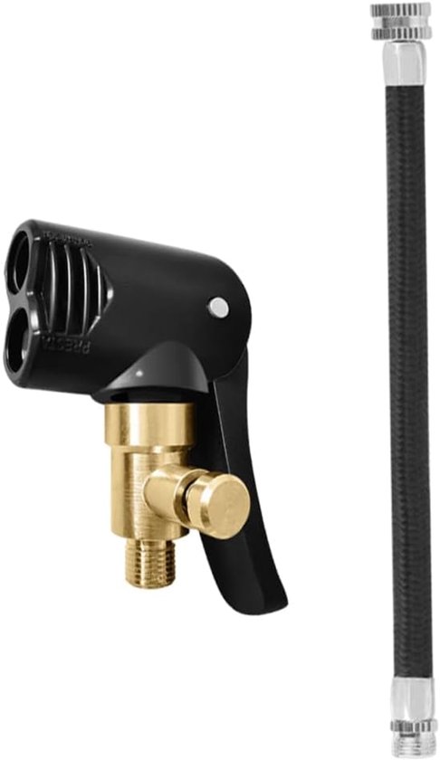 SnelShoppen - 2 stuks universele fietsventieladapters, Presta-ventieladapter voor luchtpompen, messing snelspanner, clip-on ventielaansluiting, duurza