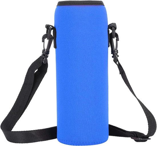 SnelShoppen - Waterfleshouder met Schouderband Neopreen Outdoor Drinkfles Tas voor RVS Flessen - Ideaal voor Wandelen, Fietsen, Sporten, Fitness, Kind