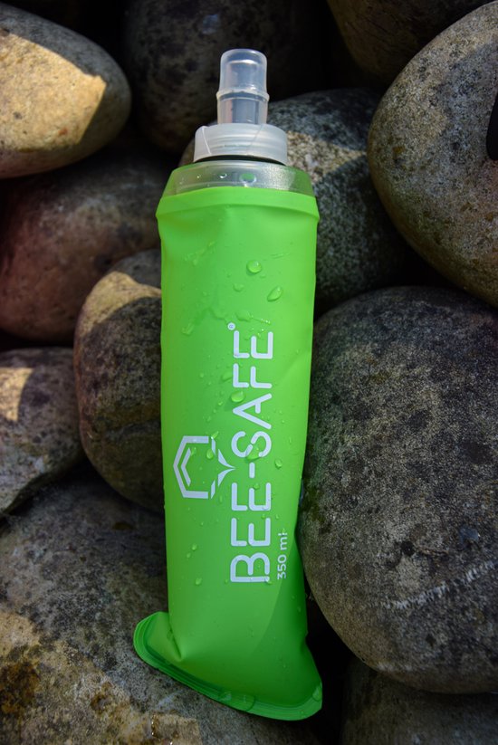 Soft Drink Bottles | green | BEE SAFE -350ML- | flask | Soft Drink Bottles | zachte drinkfles | flexibele drinkfles | opvouwbare drinkfles