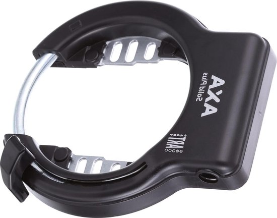 Solid Plus fietsslot zwart one-size - voor volwassenen met extra beveiliging. Fatbike slot van SOLID