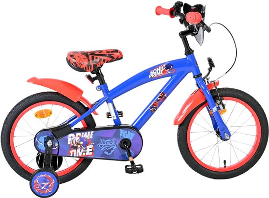 Sonic Kinderfiets - Jongens - 16 inch - Blauw van Merkloos