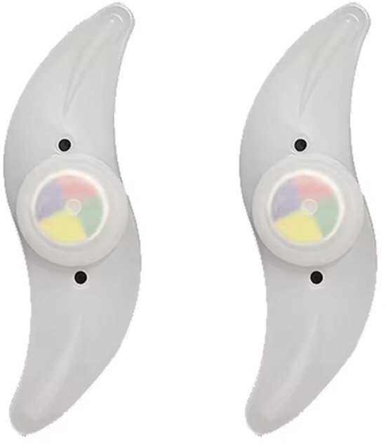 Spaaklampjes - Wielverlichting - Spaak verlichting - LED Wielverlichting - LED fietsverlichting - Gekleurd licht- Veilig fietsen in het donker - Multicolour - 2 stuks - CHPN