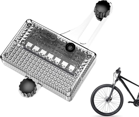 Spaaklichten Fietswiel - Decoratieve Wielverlichting - Nachtelijk Fietsen - Zonne-energie Opladen - 9 x 3 x 15 cm - Kleurrijk