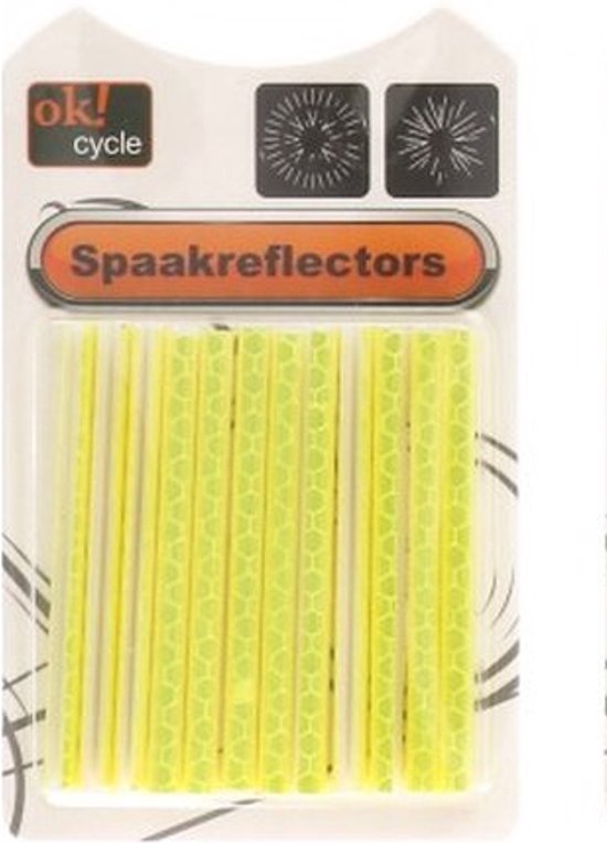 Spaakreflectoren geel - Fiets Pimpen van HAPPY45