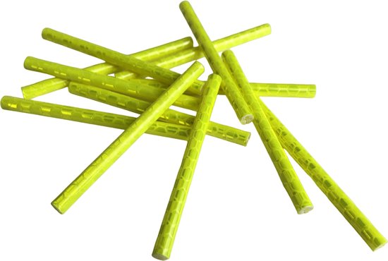 Spaakreflectoren kinderfiets - 12 stuks geel - Leuke kleuren reflectoren voor spaken - Kinderfiets accessoires van Velocia