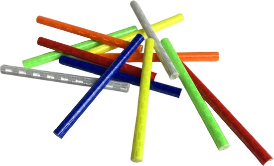 Spaakreflectoren kinderfiets - 12 stuks gemixt - Leuke kleuren reflectoren voor spaken - Kinderfiets accessoires van Bicyclette