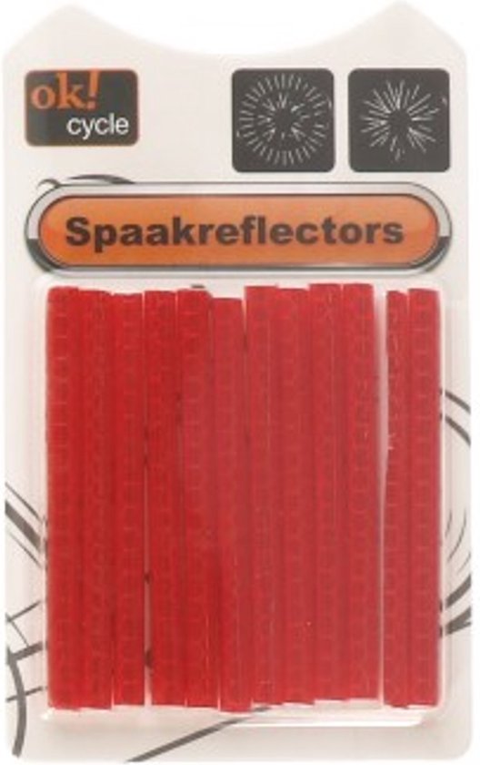Spaakreflectoren Rood - Fiets Pimpen van Simson