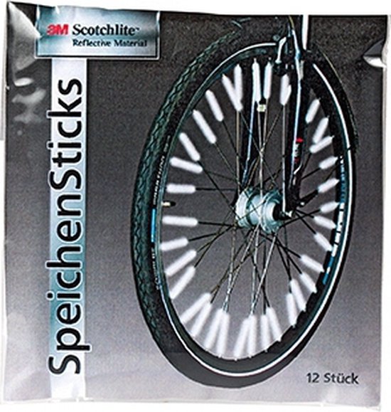 Spaakreflectoren set 12x stuks voor zichtbare kinderfiets - veilig op de fiets van Ultra Reflective