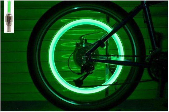 Spaakverlichting - LED spaaklicht - kleurrijke spaaklampen - fietslamp - wielverlichting - 2 Stuks- kinderfiets