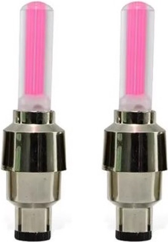 Spaakverlichting - Wielverlichting - LED-spaaklicht - Fietslamp - Kinderfiets - Set van 2 - Rood
