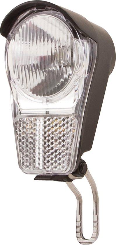 Spanninga Moderne LED-koplamp - geïntegreerde reflector - batterijvoeding - veelzijdige montage - 4 Lux - inclusief batterijen van Spanninga