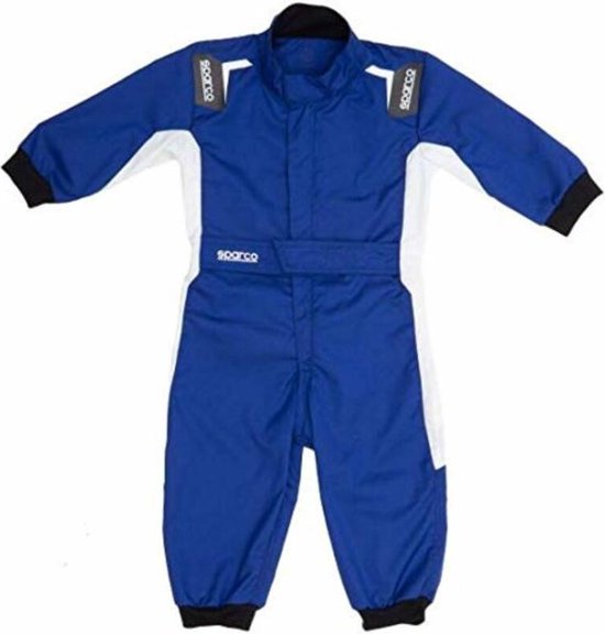 Sparco Baby Onesie Racepak Replica - blauw-wit / 12-18 maanden van Sparco