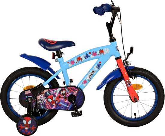 Spidey Kinderfiets - Jongens - 14 inch - Blauw van Spidey