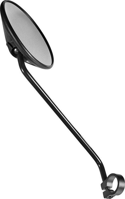 Spiegel Ergotec M-55L lange Arm 105mm staal - zwart gezandstraald van Merkloos