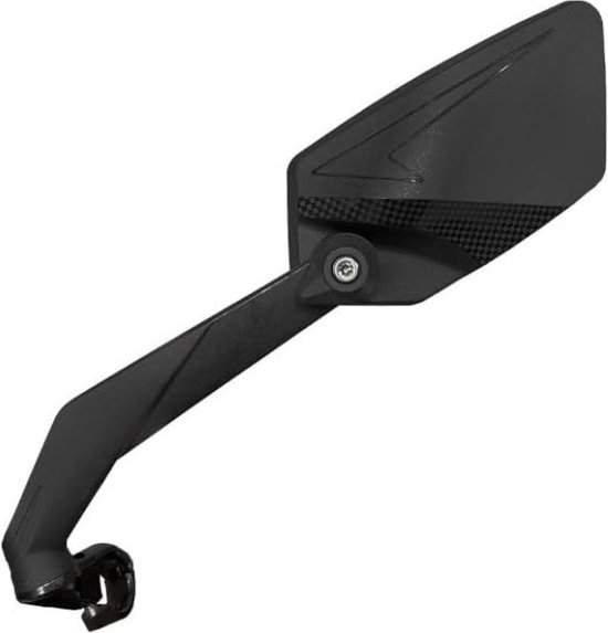 Spiegel links Edge E-bike Luxe met klem - extra groot en licht dimmend glas van Edge