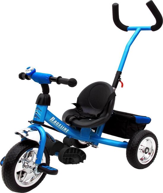Spielwerk Driewieler - Duwstang Bekerhouder Voetensteuntjes - Blauw van Spielwerk