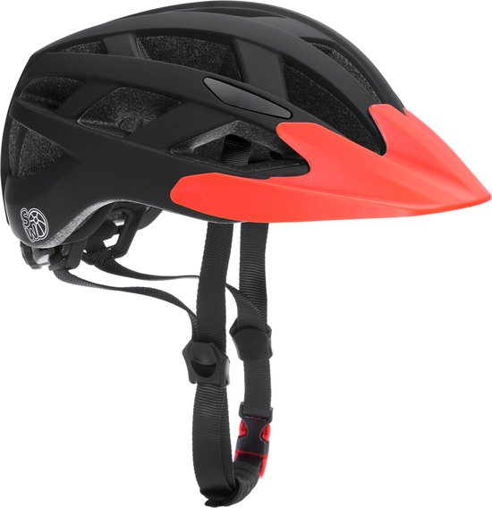 Spielwerk Fietshelm Kids - M 54-57cm - CE Keuring – Zwart/Oranje van Spielwerk