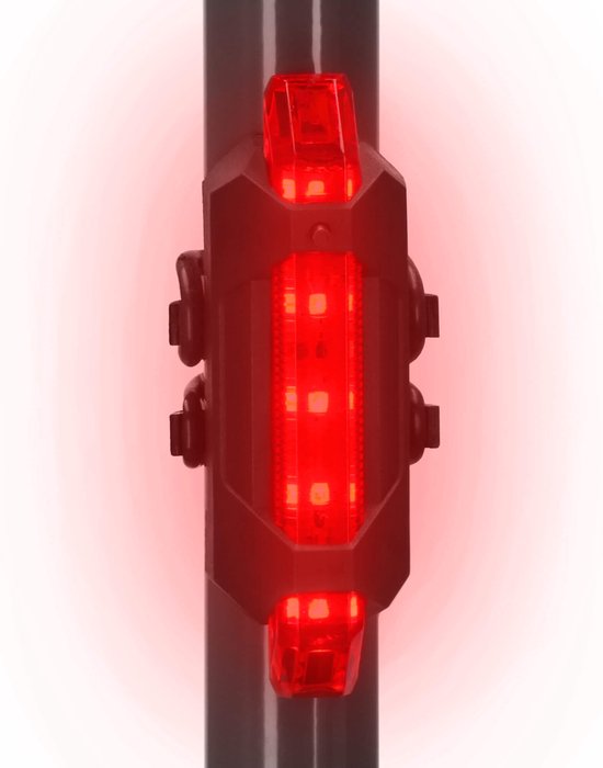 Springos Fietsverlichting - Set Van 2 - Zonne - Energie - USB - Oplaadbaar