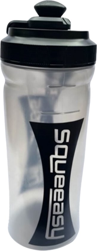 Squeeasy Dual Fuel - Bidon 550ml - Triathlon - Wielrennen - sportbidon - Drinkfles - 2 in 1 - Gel - Duurzaam van Squeeasy