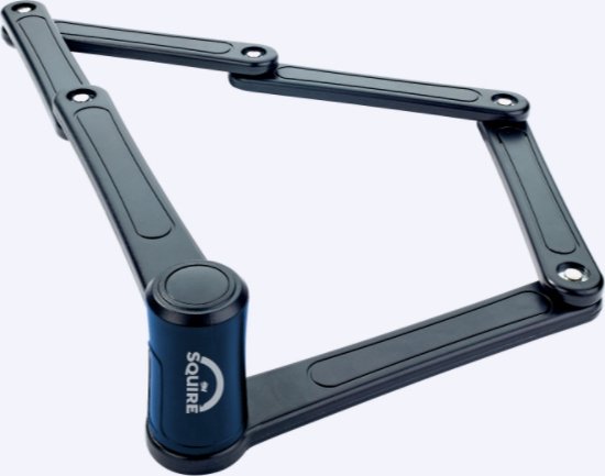 Squire Folda FL850 - Fietsslot - Vouwslot - Sterke Fietssloten - 89 cm - Zwart/Blauw van Squire