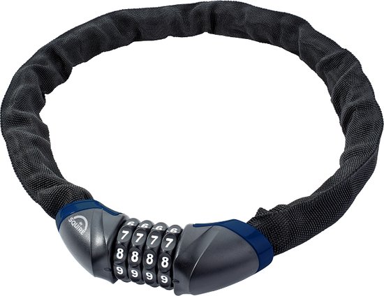 Squire Kilda Combi CN6/900 - Fietsslot - Kettingslot - Cijferslot - Fietssloten - 90 cm van Squire