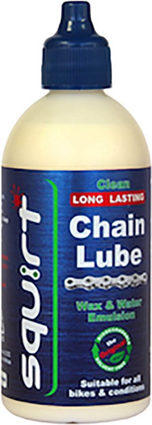 Squirt Kettingwax Clean Long Lasting Lube 500 Ml Blauw/wit van Merkloos