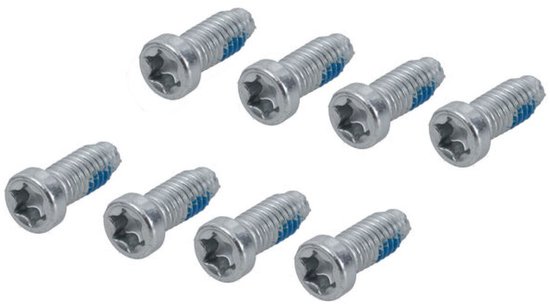 Sram Crank Bolt Kit Removable Spider Mounting Torx T20 Krukasbout 8 Eenheden Zilver