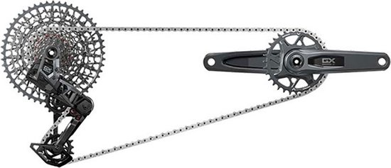 Sram Gx T-type Eagle Transmission Axs Groepset Zilver 170 mm 32t / 10-52t