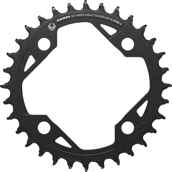Sram kettingblad Eagle 12V 32T E-MTB Steek 94 aluminium zwart