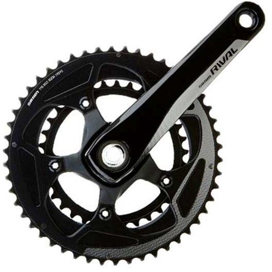 SRAM Rival 22 Zwengel 50/34 BB30 11-speed zwart Pedaalarmlengte 170 mm