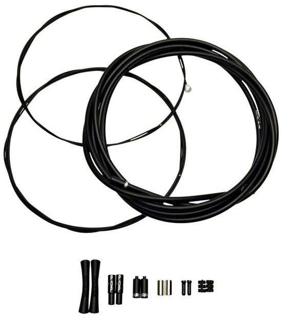 Sram Slickwire Pro Road/mtb Shift Cable 4 Mm Kit Versnellingskabelset Zwart 1.1 x 2300 mm van Merkloos
