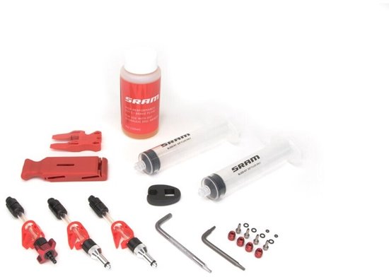 Sram Standard Dot 5.1 V2-x0/xx/guide/level/code/hydroroad/g2 Remmen Ontluchtingsset Zilver
