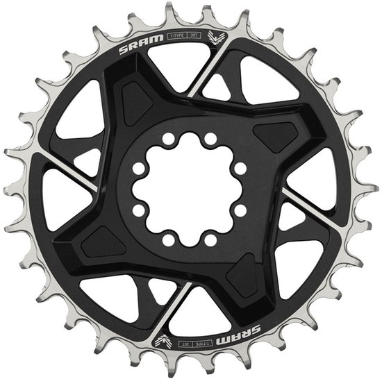 Sram T-type Eagle X0 Dm Offset 3 Mm Kettingblad Zilver 30t