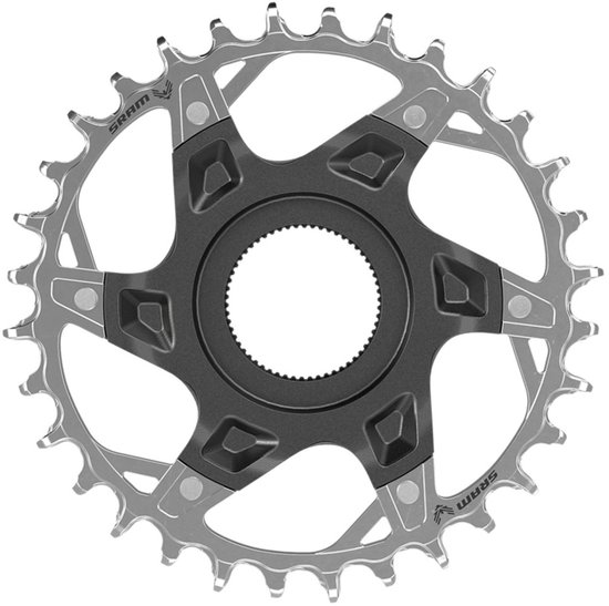 Sram T-type Xx Eagle Fazua Kettingblad Zilver 32t